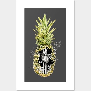 Pineapple Beats Posters and Art